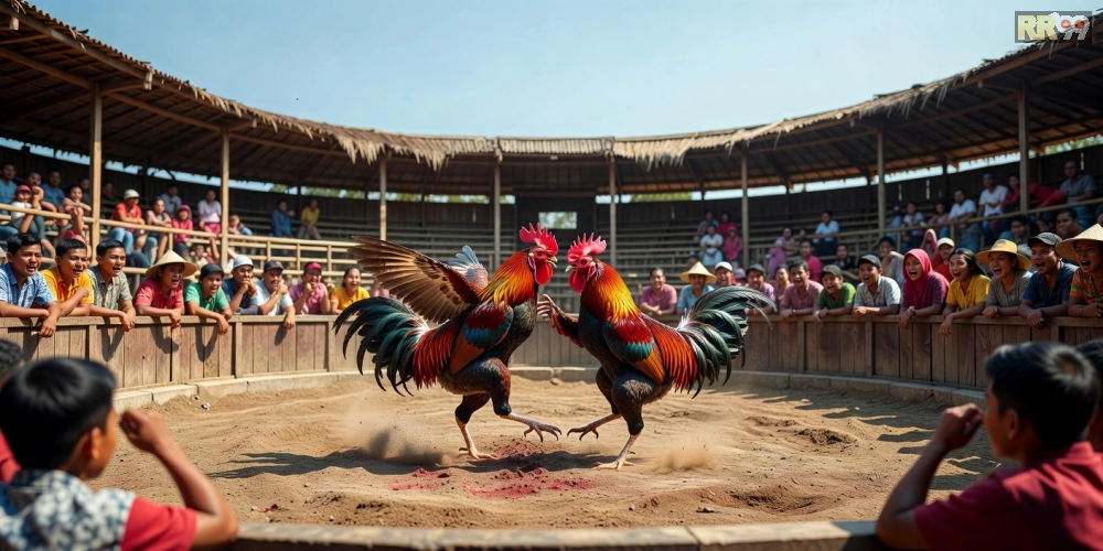 Trường gà Thomo với các trận đấu sôi động và gà chọi mạnh mẽ