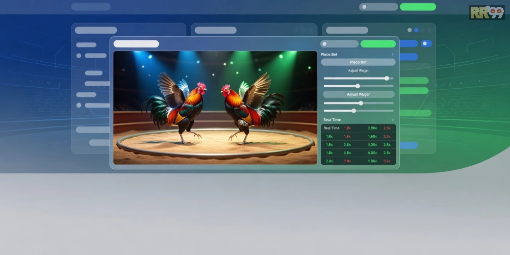 Hình ảnh giao diện trang web xem đá gà trực tiếp hàng đầu với tính năng cá cược.